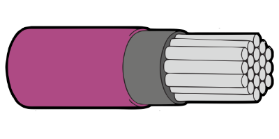 Type 44A Primary Wire 24AWG Violet