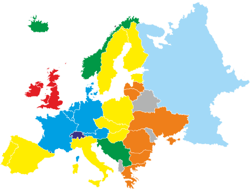 Europe Shipping Map