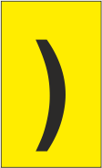 K-Type Marker Symbol " ) " Yellow