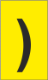 K-Type Marker Symbol " ) " Yellow