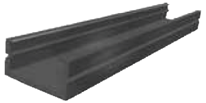 Legend Rail Adh 15x430mm Black (25pcs)