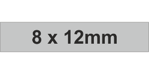 Adhesive Label 8x12mm Grey (4800pcs)