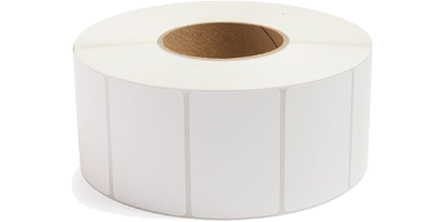 White HT Polyester Labels 19.1 x 6.4mm