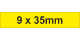 Adhesive Label 9x35mm Yellow (1650pcs)