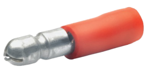 PVC Insulated Bullet 9mm Red