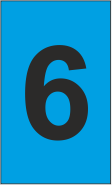 Z-Type Size 5 No." 6 " Blue Box