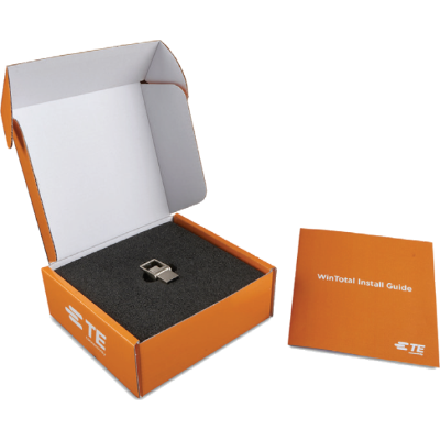 Wintotal Software v7 + USB Unlock Dongle in orange box