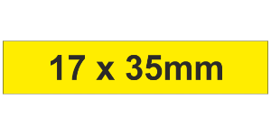 MG-TAR Label 17x35mm Yellow (900pcs)