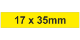 MG-TAR Label 17x35mm Yellow (900pcs)