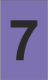 Z-Type Size 15 No." 7 " Violet Box