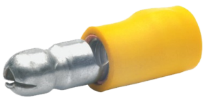 PVC Insulated Bullet 9mm Ylw