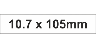 Terminal Markers 10.7x105mm Wht (500pcs)