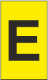 Z-Type Yellow Letter E