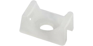 M4 Screw Mount Base 21.9x15.5mm Ivory