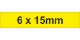 Cotton Adh Label 6x15mm Yellow (5250pc)