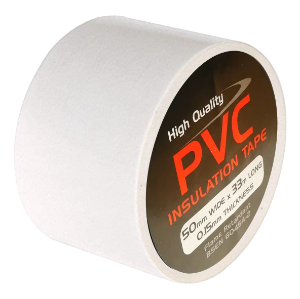 50mm x 33M PVC Tape White