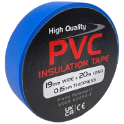 19mm x 20M PVC Tape Blue