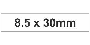 MG-TAR Label 8.5x30mm White (1650pcs)