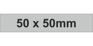 Adhesive Label 50x50mm Grey (200pcs)