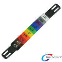 K-Type Colour Coded Markers on Carrier Strip
