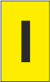 Z-Type Yellow Letter I