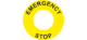 E/Stop SAV 60mm (30mm Hole) Yellow