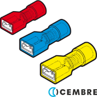 Cembre Female Disconnect Terminals Fully Insulated
