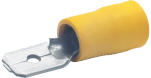 PA Insulated Male Tab 4.8x0.5mm Yellow