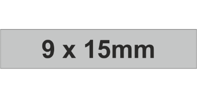 Adhesive Label 9x15mm Grey (3500pcs)