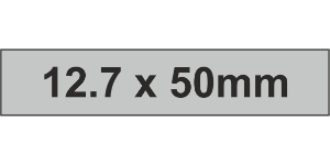 PLC Label (HF) 12.7x50mm Grey (140pc)