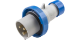IP67 Plug 32A 2P+E 230V Blue