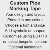 Custom Design Pipe Marking Tapes