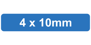MD Insert Tag 4 x 10mm Blue (2250pcs)