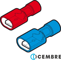 Cembre Male Disconnect Terminals Fully Insulated