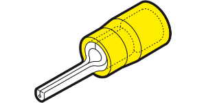 F Range Pin Yellow