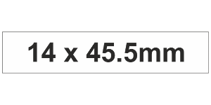 MG-TAR Label 14x45.5mm White (700pcs)