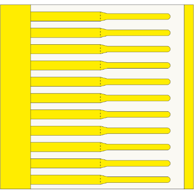 ETI Insert Markers 30mm Yellow