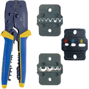 K507 Crimping tool with interchangeable crimping dies