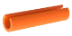 Fibre Label Sleeve 3mm Simplex Orange