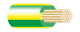 Type BR Panel Wire Green-Yellow