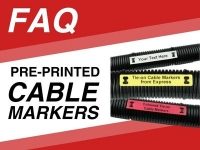 Pre-Printed Cable Markers FAQ