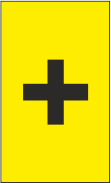 K-Type Marker Symbol " + " Yellow