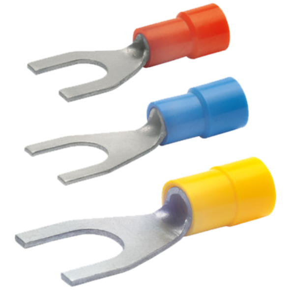 Fork terminals, also known as spade connectors, also known as screw terminals, also known as U connectors, also known as...