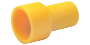 PA Insulated Closed End 18mm Ylw