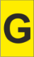 K-Type Marker Letter " G " Yellow