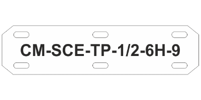 CM-SCE-TP 6H Military Grade Cable Markers