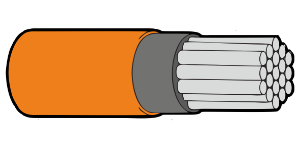 Type 44A Primary Wire 22AWG Orange