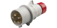 IP44 Plug 32A 3P,N+E 415V Red