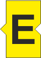STD Snap-on Marker Yellow Letter E