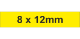 Adhesive Label 8x12mm Yellow (4800pcs)